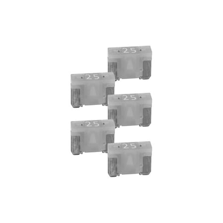 Nippon 25A Low Profile Mini Fuse, 10PK ATMLPM25A